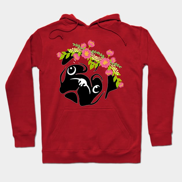 My Cute Pug Hoodie by Pet & Nature Lovers